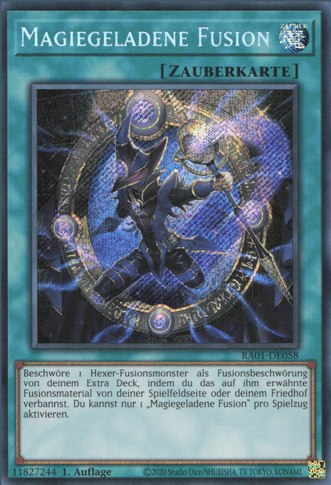 Magiegeladene Fusion (V.3) RA01-DE058 Secret Rare