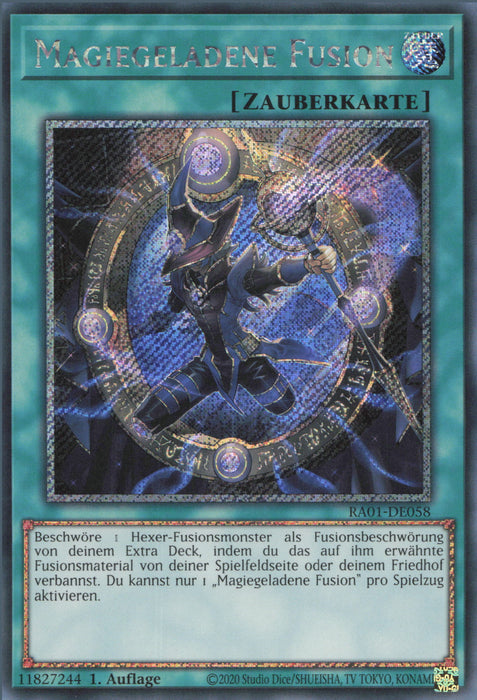 Magiegeladene Fusion (V.4) RA01-DE058 Platinum Secret Rare