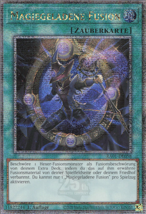 Magiegeladene Fusion (V.5) RA01-DE058 Quarter Century Secret Rare