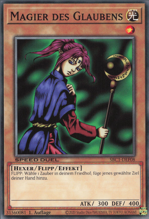 Magier des Glaubens (V.2) SBC1-DEF08 Common Deutsch
