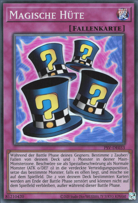 Magische Hüte PSV-25TH-DE033 Super Rare Deutsch