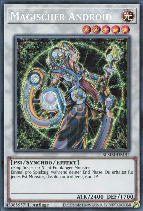 Magischer Android BLMM-DE147 Secret Rare Deutsch