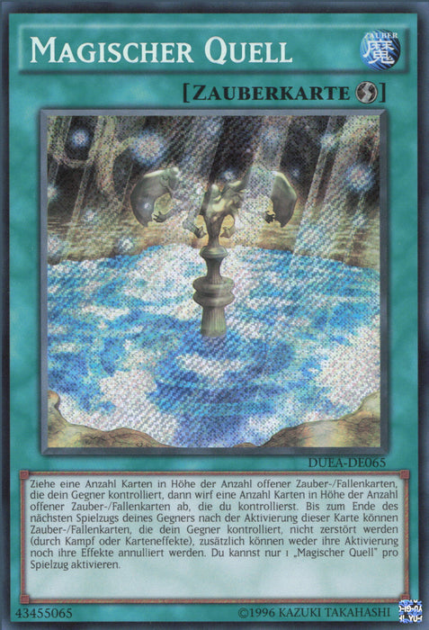 Magischer Quell DUEA-DE065 Secret Rare Deutsch