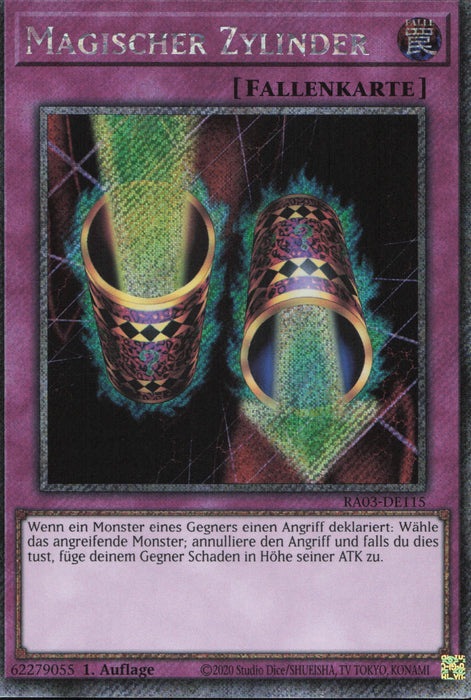 Magischer Zylinder (V.1) RA03-DE115 Platinum Secret Rare Deutsch