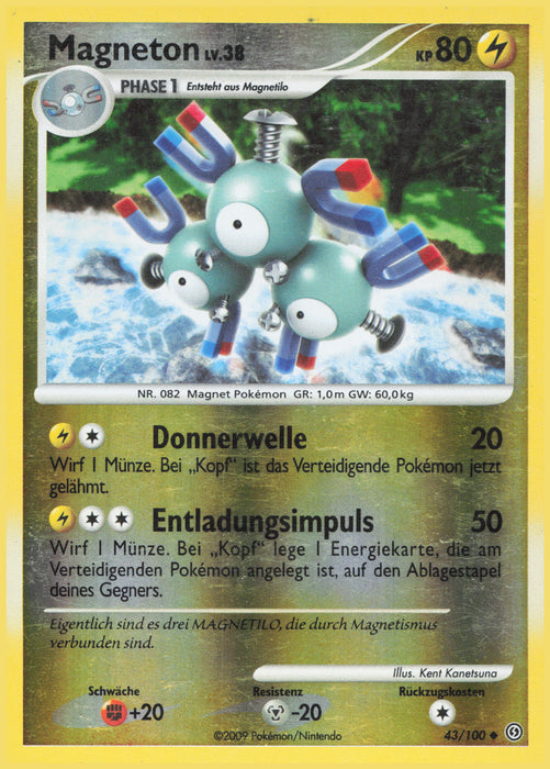 Magneton Lv.38 STF-43 Uncommon Deutsch
