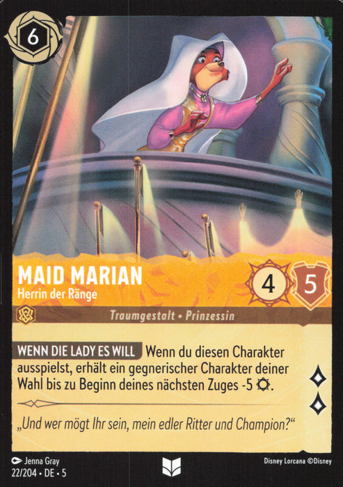 Maid Marian - Herrin der Ränge 5SSK-22 Uncommon Deutsch