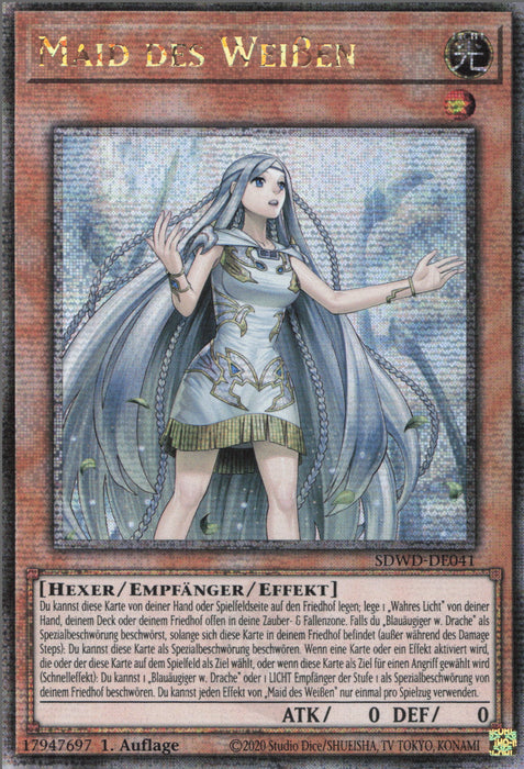 Maid des Weißen (V.3) SDWD-DE041 Quarter Century Secret Rare Deutsch