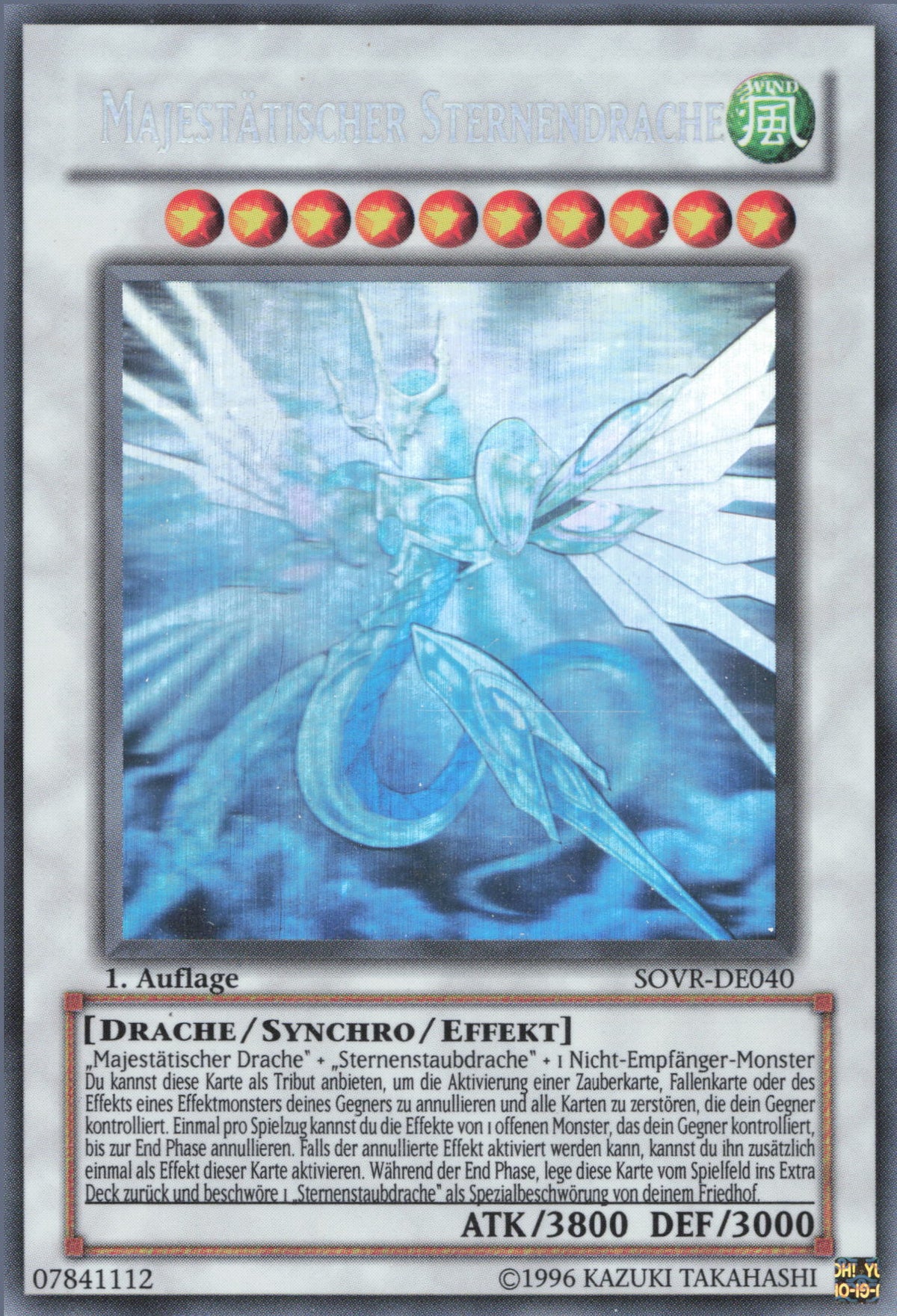 Yu-Gi-Oh! Fortune Lady Water Card - SOVR-EN010 Stardust Overdrive 1st Edition Rare