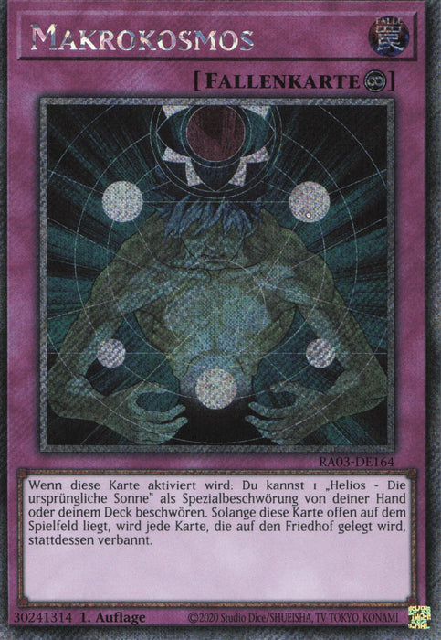 Makrokosmos (V.1) RA03-DE164 Platinum Secret Rare Deutsch