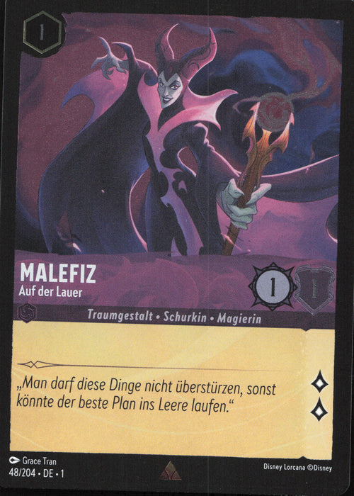 Malefiz - Auf der Lauer 1TFC-048 Rare Deutsch