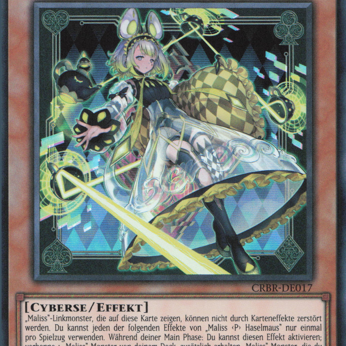 YuGiOh Maliss Im Untergrund - Ultra Rare Deutsch 1. Auflage Crossover Breakers