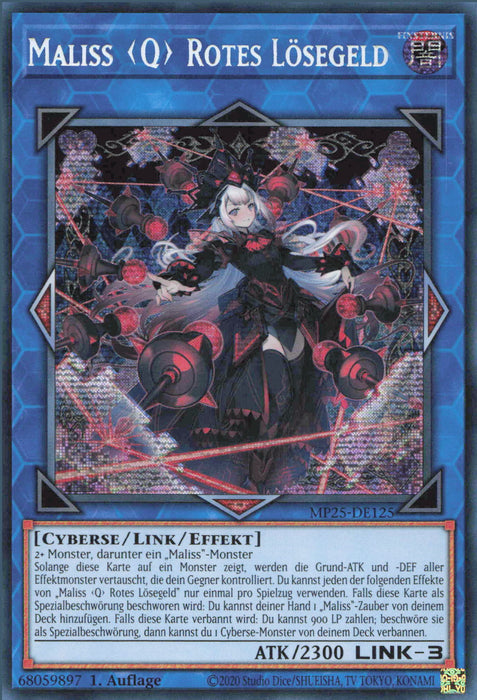 Maliss Q Rotes Lösegeld MP25-DE125 Secret Rare Deutsch