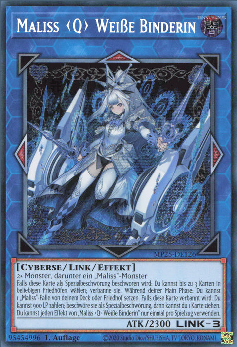 Maliss Q Weiße Binderin MP25-DE126 Secret Rare Deutsch