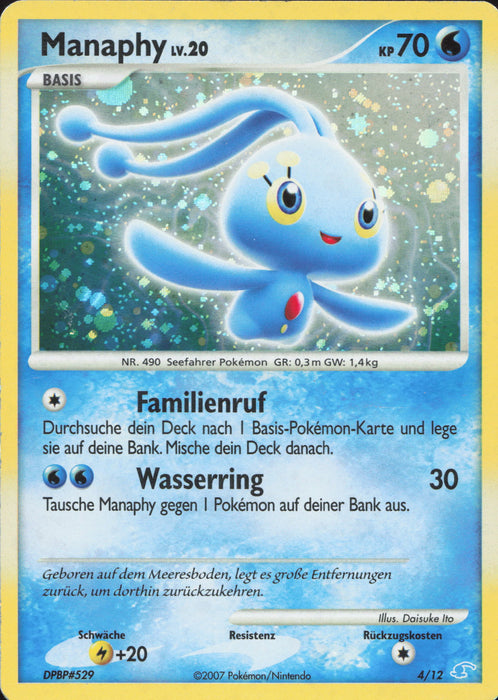 Manaphy Lv.20 TK3-M4 Common Deutsch