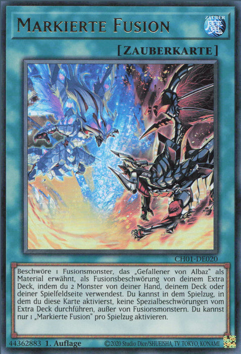 Markierte Fusion CH01-DE020 Ultra Rare Deutsch