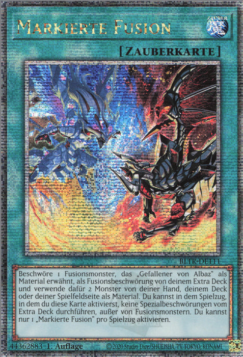 Markierte Fusion (V.2) BLTR-DE111 Quarter Century Secret Rare Deutsch