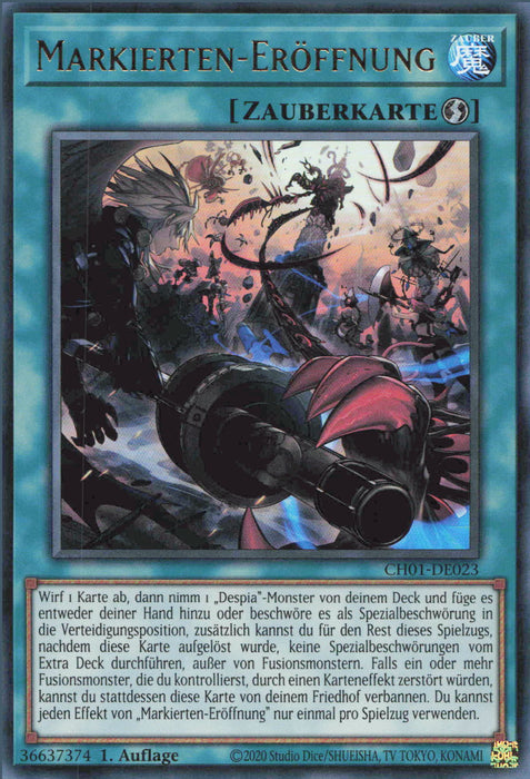 Markierten-Eröffnung CH01-DE023 Ultra Rare Deutsch