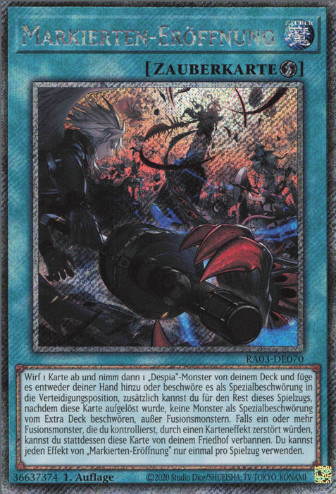 Markierten-Eröffnung (V.4) RA03-DE070 Platinum Secret Rare Deutsch