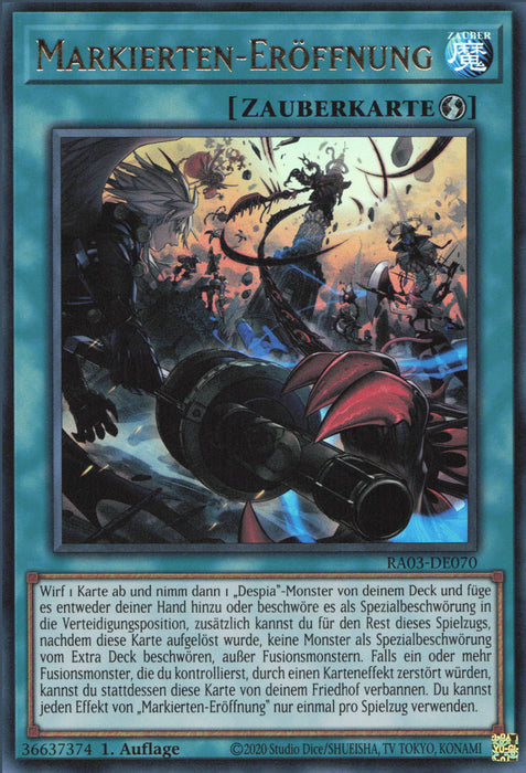 Markierten-Eröffnung (V.7) RA03-DE070 Ultimate Rare Deutsch