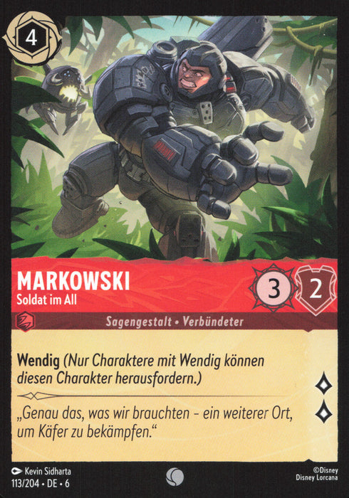 Markowski - Soldat im All 6AZS-113 Common Deutsch