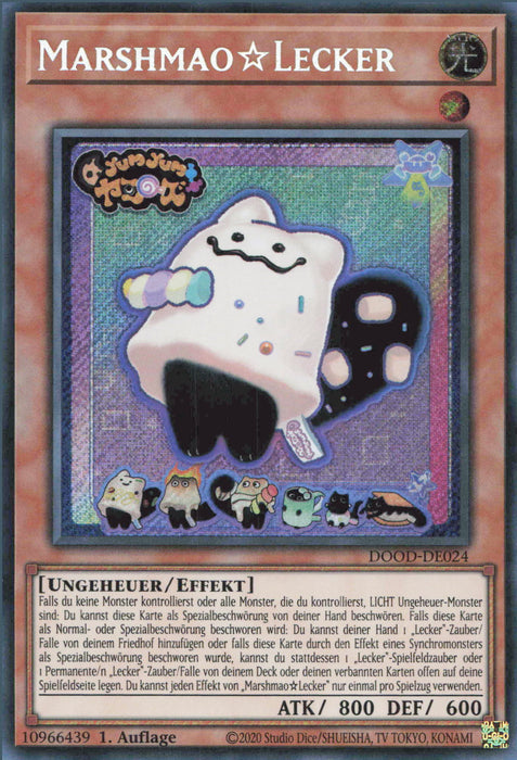 Marshmao Lecker (V.1) DOOD-DE024 Secret Rare Deutsch