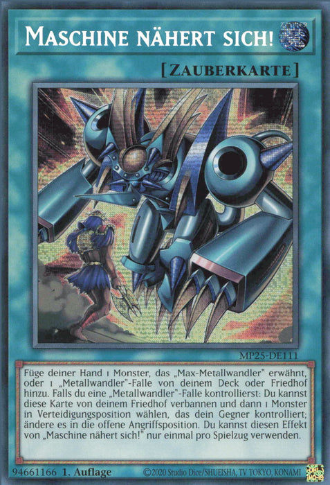 Maschine nähert sich! MP25-DE111 Secret Rare Deutsch