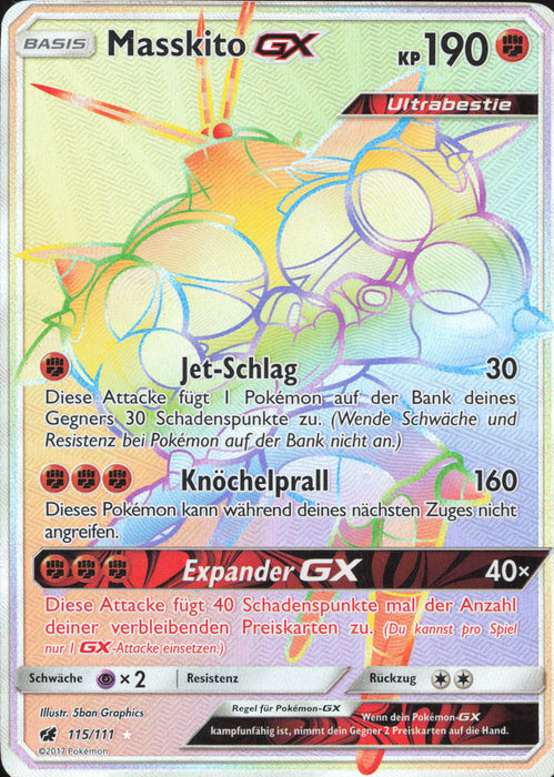Masskito GX CIN-115 Secret Rare Deutsch