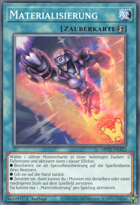 Materialisierung MP25-DE322 Common Deutsch