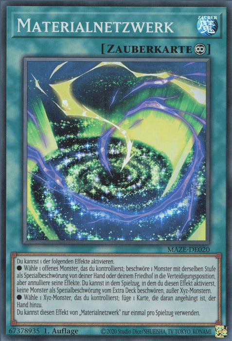Materialnetzwerk MAZE-DE020 Super Rare Deutsch