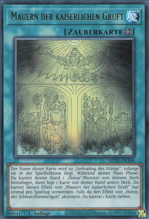 Mauern der kaiserlichen Gruft MP25-DE168 Ultra Rare Deutsch
