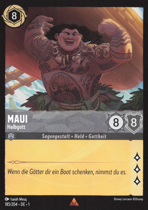 Maui - Halbgott 1TFC-185 Rare Deutsch