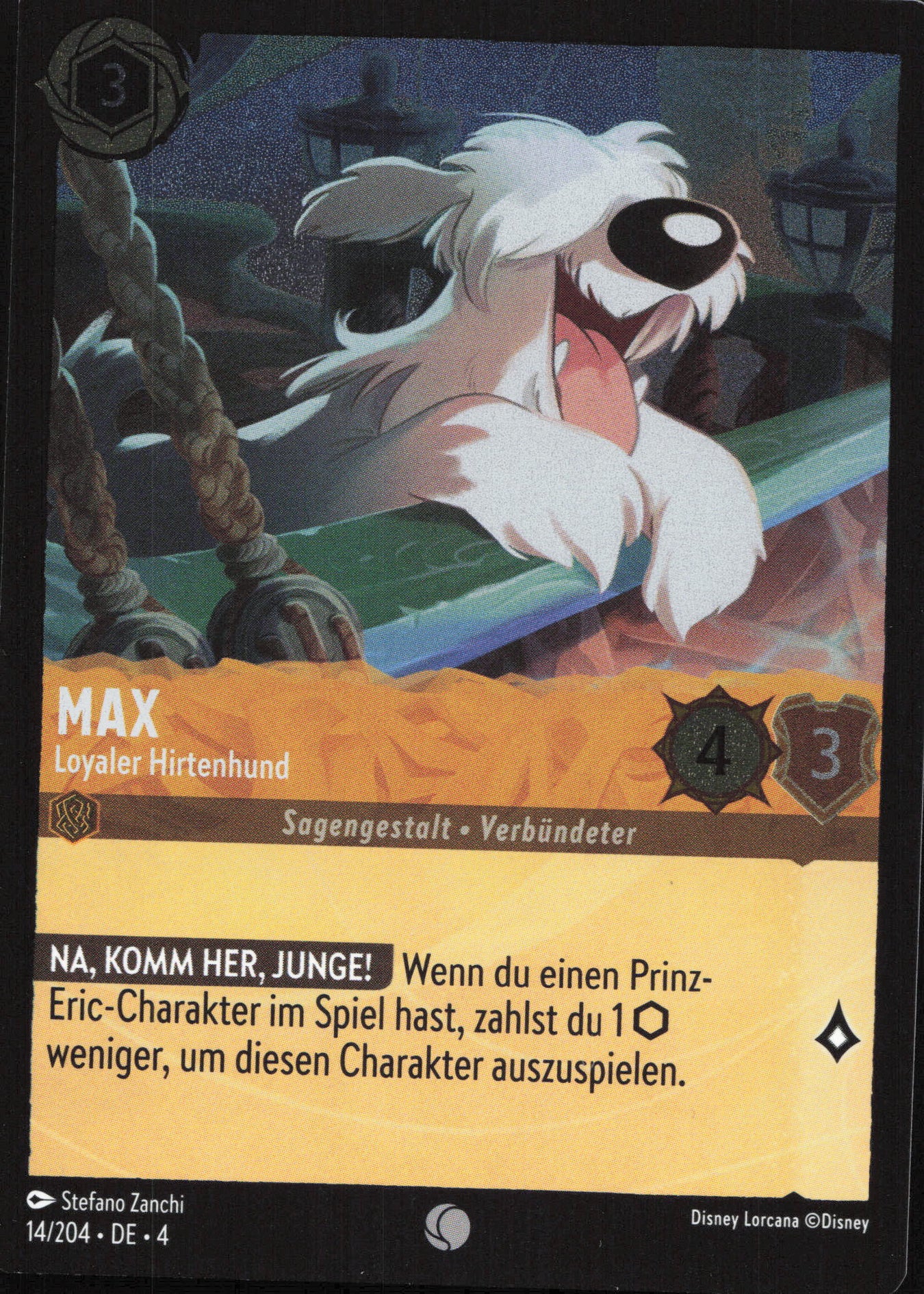 Alle Max Charakterkarten in Disney Lorcana