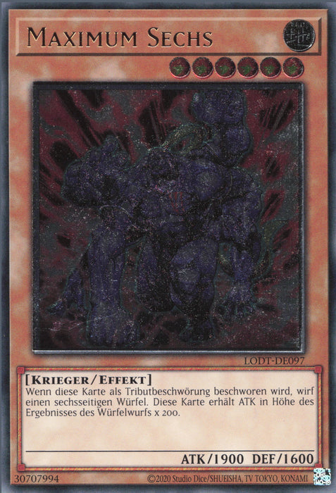 Maximum Sechs (V.4) LODT-DE097 Ultimate Rare Deutsch