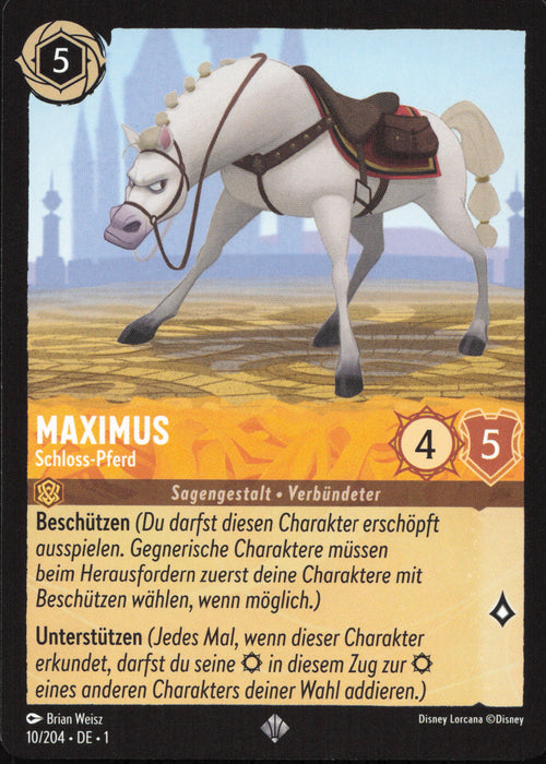 Maximus - Schloss-Pferd 1TFC-010 Super Rare Deutsch