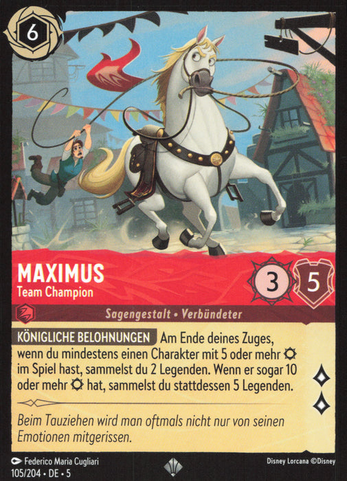 Maximus - Team Champion 5SSK-105 Super Rare Deutsch