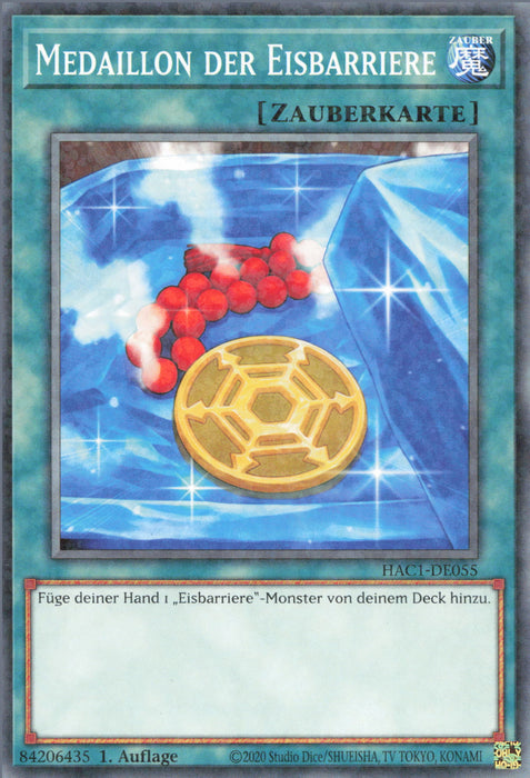 Medaillon der Eisbarriere (V.2) HAC1-DE055 Parallel Rare Deutsch