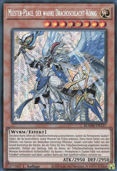 Meister-Peace, der wahre Drachoschlacht-König BLMM-DE127 Secret Rare Deutsch