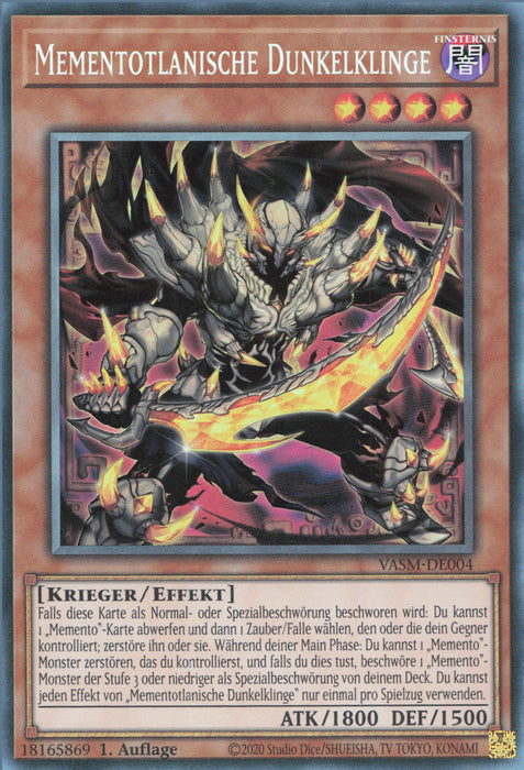 Mementotlanische Dunkelklinge (V.2) VASM-DE004 Collectors Rare