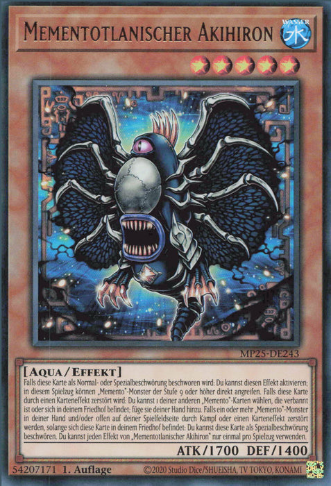 Mementotlanischer Akihiron MP25-DE243 Ultra Rare Deutsch