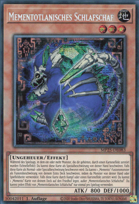 Mementotlanisches Schlafschaf MP25-DE083 Secret Rare Deutsch