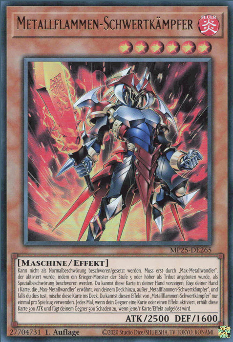 Metallflammen-Schwertkämpfer MP25-DE265 Ultra Rare Deutsch