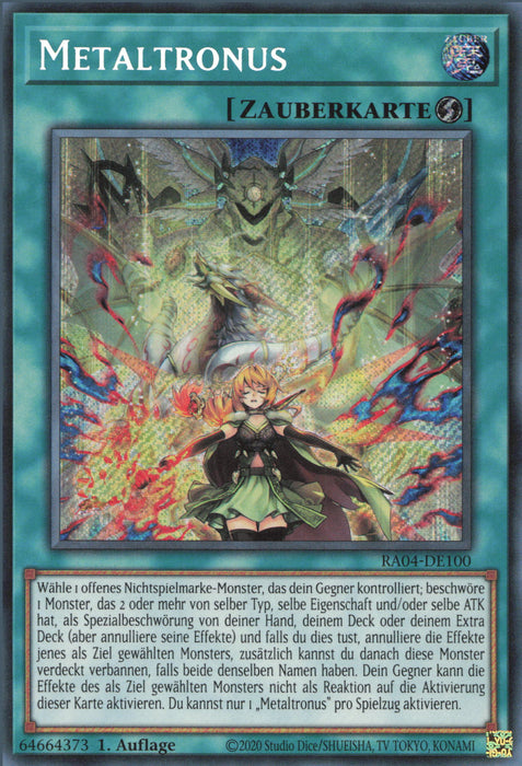 Metaltronus (V.3) RA04-DE100 Secret Rare Deutsch