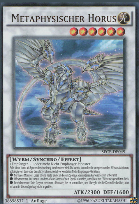 Metaphysischer Horus (V.1) SECE-DE049 Ultra Rare Deutsch