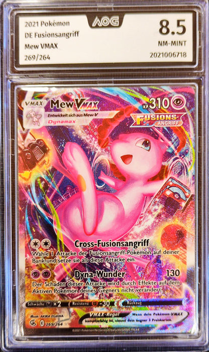 Mew VMAX FST-269 Secret Rare Deutsch AOG-8.5