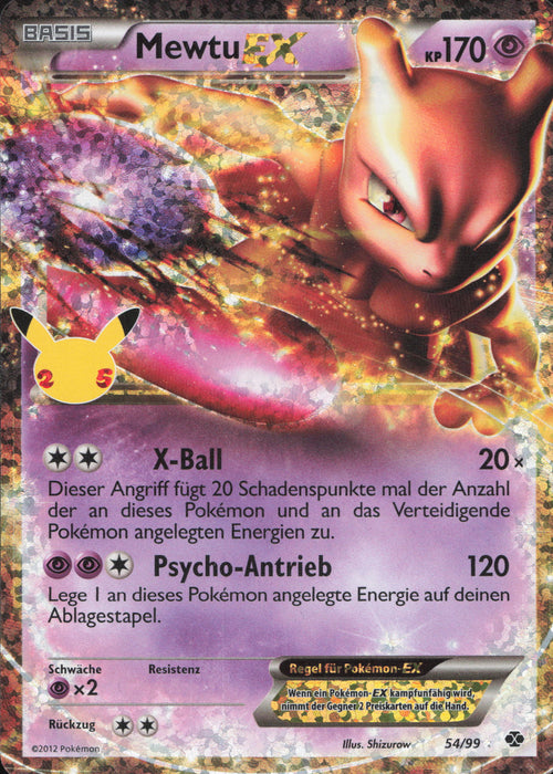 Mewtu EX NXD-54 Ultra Rare Deutsch