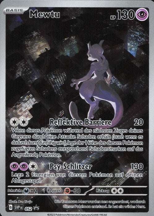 Mewtu SVP-052 Promo Deutsch