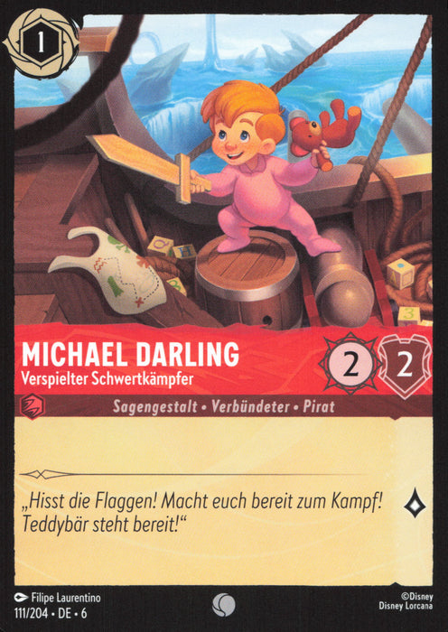 Michael Darling - Verspielter Schwertkämpfer 6AZS-111 Common Deutsch