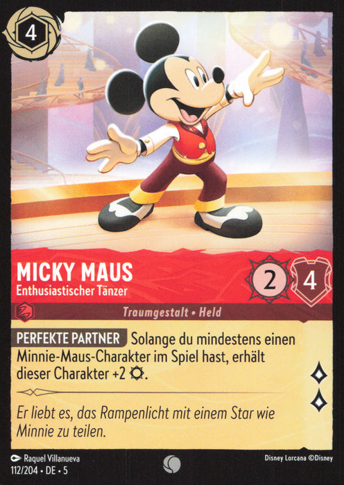 Micky Maus - Enthusiastischer Tänzer 5SSK-112 Common Deutsch