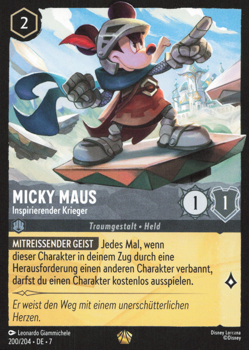 Micky Maus - Inspirierender Krieger (V.1) 7ARI-200 Legendary Deutsch