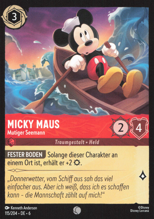 Micky Maus - Mutiger Seemann 6AZS-115 Common Deutsch